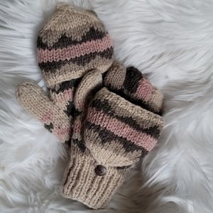 Womens wool mittens